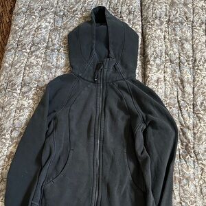 Scuba Black Hooded Jacket